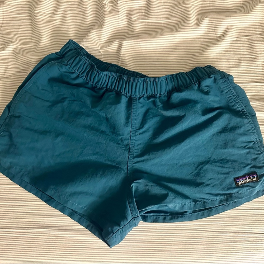Patagonia Women's Deep Blue Athletic Shorts